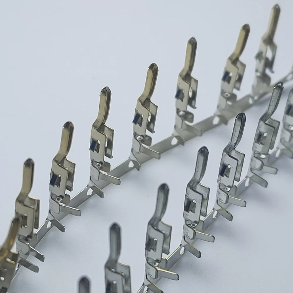 300PCS/1LOT 4.2mm Computer Connector Terminals Male Needle for 4P 6P 8P 20P 24P Female Shell /Half Gilded
