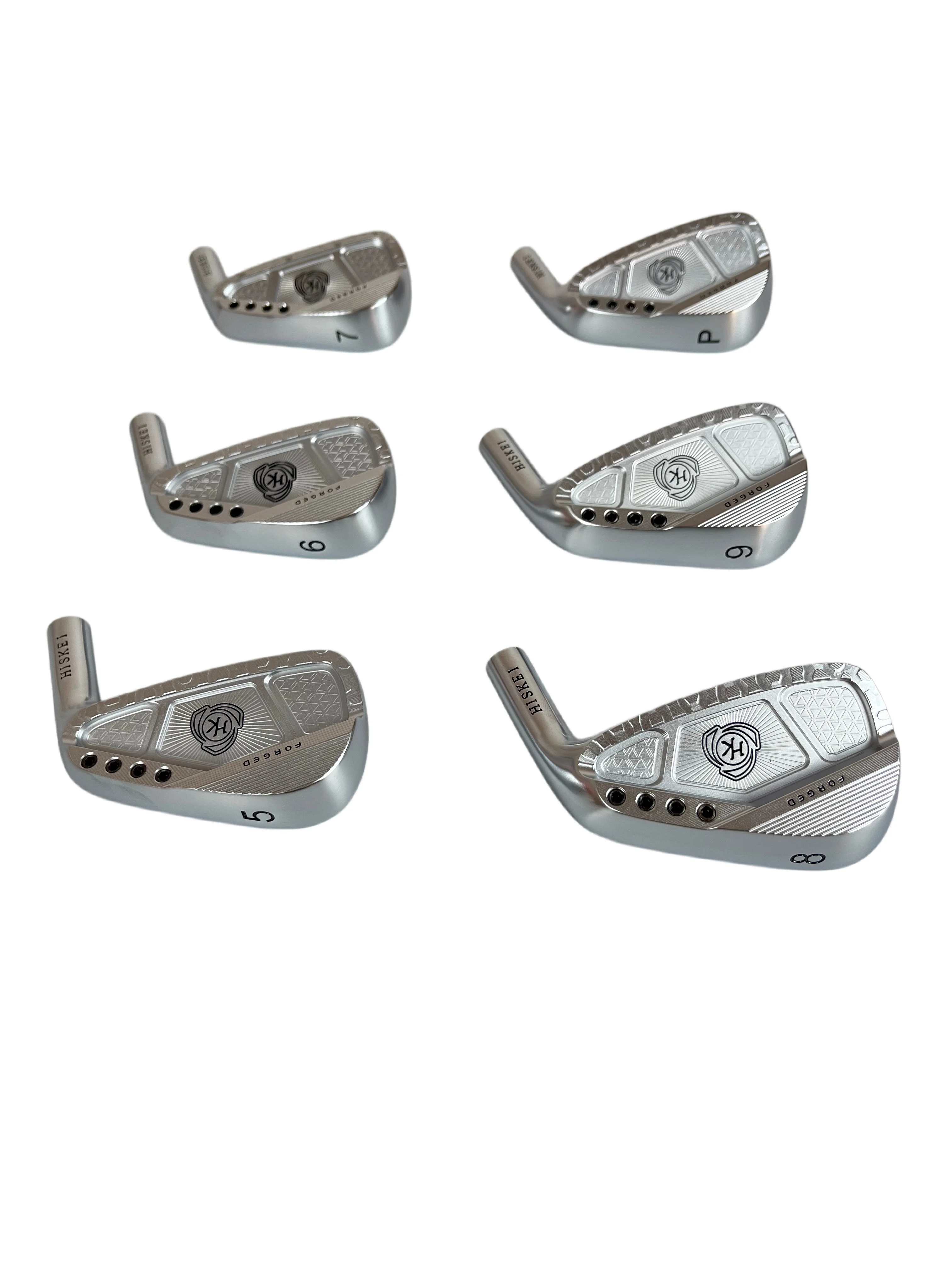 Golf club heads, soft iron set of golf club heads.
