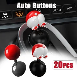 1-20PCS Car One Touch Start Button Rocker Push Button Cover Car Start Button Cover Decorative Accessories Car Accessories