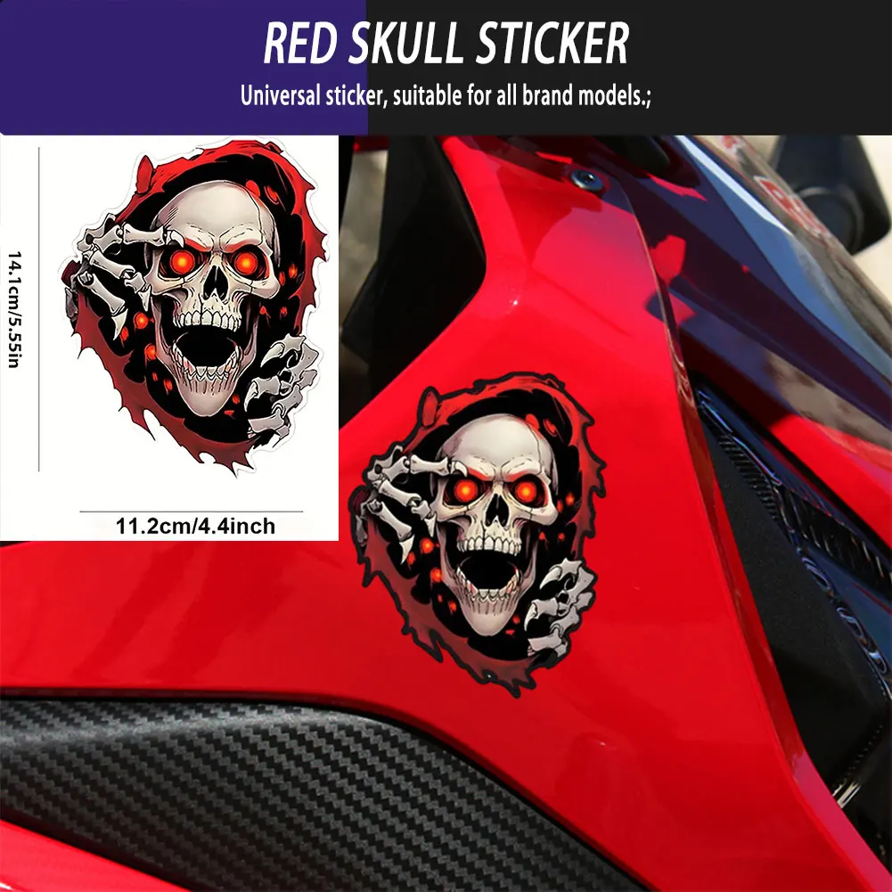 

Motorcycle Parts Universal Cartoon Sticker Bumper Body Decoration Front Cowl Fuel Tank Helmet Decals For BMW Honda Yamaha CFMOTO