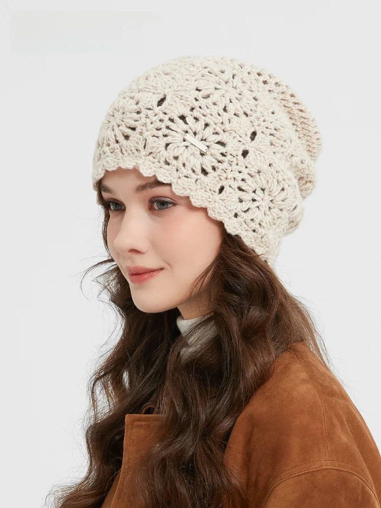 chapeau-en-tricot-leger-pour-femme-fait-main-design-ajoure-au-crochet-accessoire-de-mode-pour-l'automne-grande-circonference-unisexe