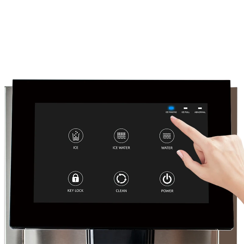 #BTB-Z03  Full Automatic Ice Maker Machine No Contact Mini Ice Cube Two Ways of Take Ice Automatic Cleaning