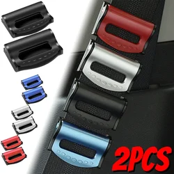 2PCS Car Seat Belt Buckle Stopper Adjuster Clip Anti-skidSafety Belt Clip to Relax Shoulder Neck Limiter Buckle Car Accessories