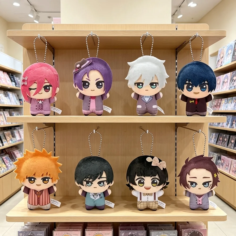 BLK Anime Plush Keychain Cute Isagi Yoichi Bag Pendant Kawaii Bachira Meguru Soft Stuff Accessories Nagi Seishiro for GIft