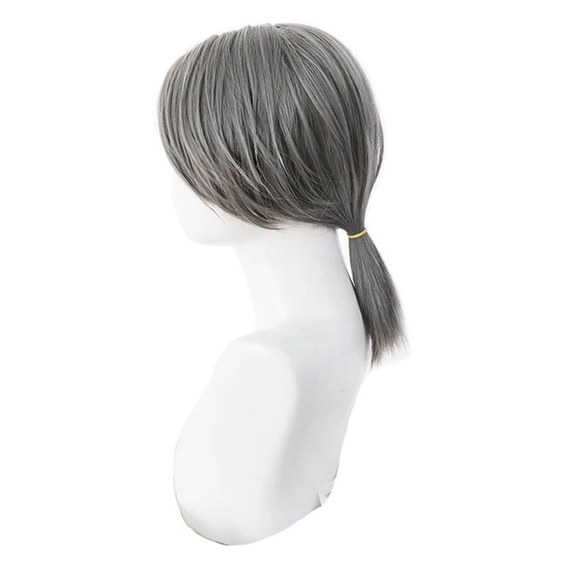 Game Identity V Cosplay Wig Embalmer Aesop Carl Role Play Wigs Synthetic Hair Halloween Party Performance Costume Wig+Wig Cap