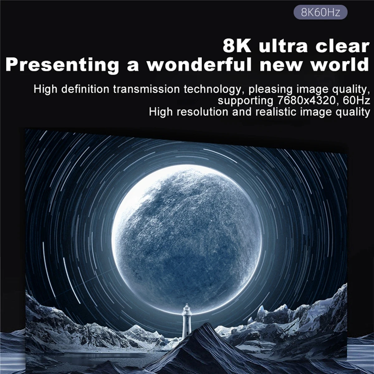 Adaptador de Vídeo Compatível com HDMI, Conversor Mini DP HD, Macho para Fêmea, Macho para Fêmea, Laptop, TV, HDR, Premium, 8K, 60Hz, 2,1 a USB-C, tipo-C a DP