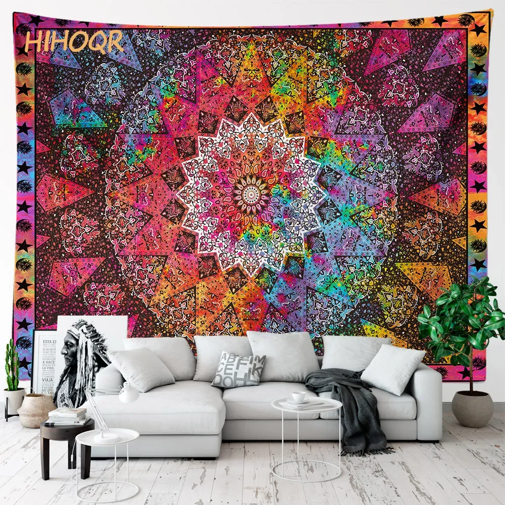 

Aesthetic Tapestry Wall Hanging Boho Hippie Room Decor Psychedelic Celestial Sun Moon Wall Tapestry Dorm Bedroom Decoration Home