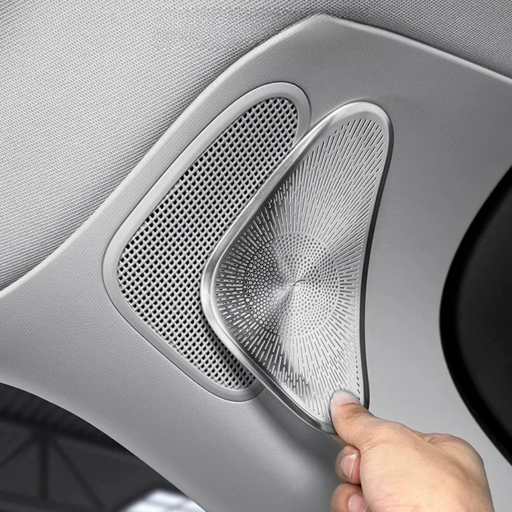 

For Mercedes-Benz W167 GLE350 GLE450 modified trunk speaker cover interior audio protection cover 2020+