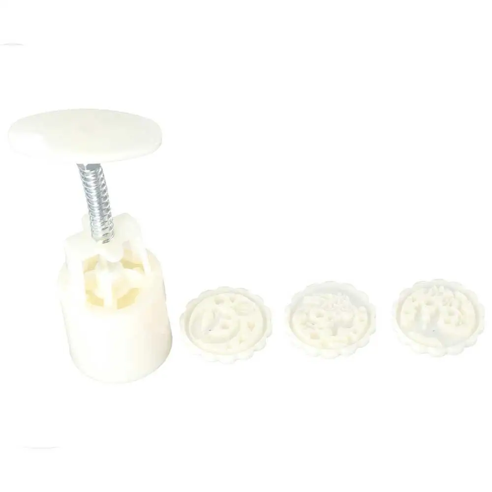 No Peculiar Smell ABS Easter Manual Pressure Cake Decoration DIY Bakeware Rabbit Dance Shape Kitchen Tools Moon Cake Mould