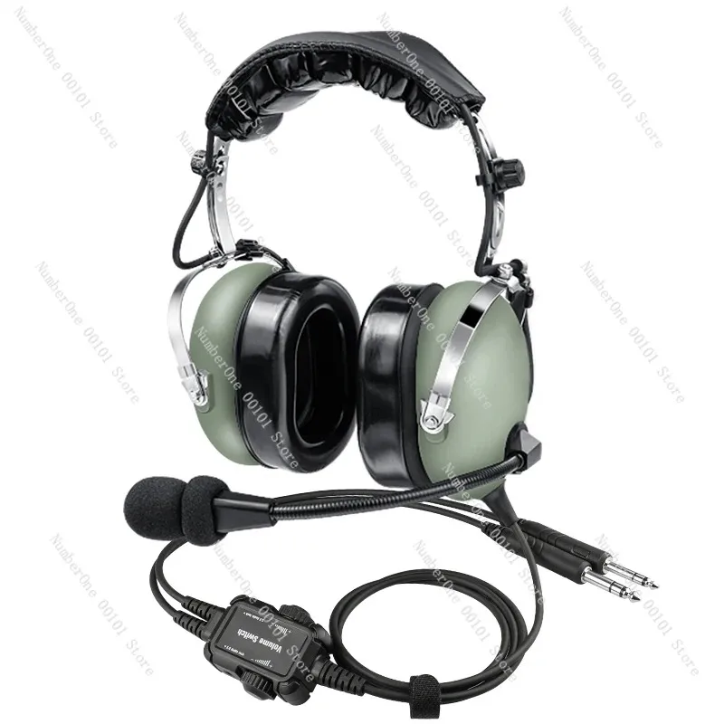 Aviation Noise Cancelling Headset Pilot Headset - for fixed-wing aircraft such as Cessna 172 and Diamond Cirrus