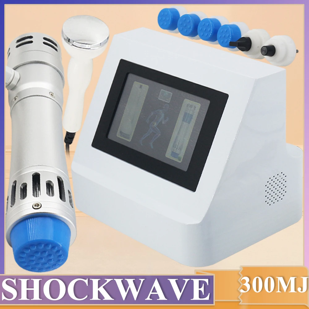 

New Physiotherapy Shockwave Ultrasonic Therapy Machine ED Treatment Body Massage Relieve Muscle Pain 300MJ Shock Wave Massager