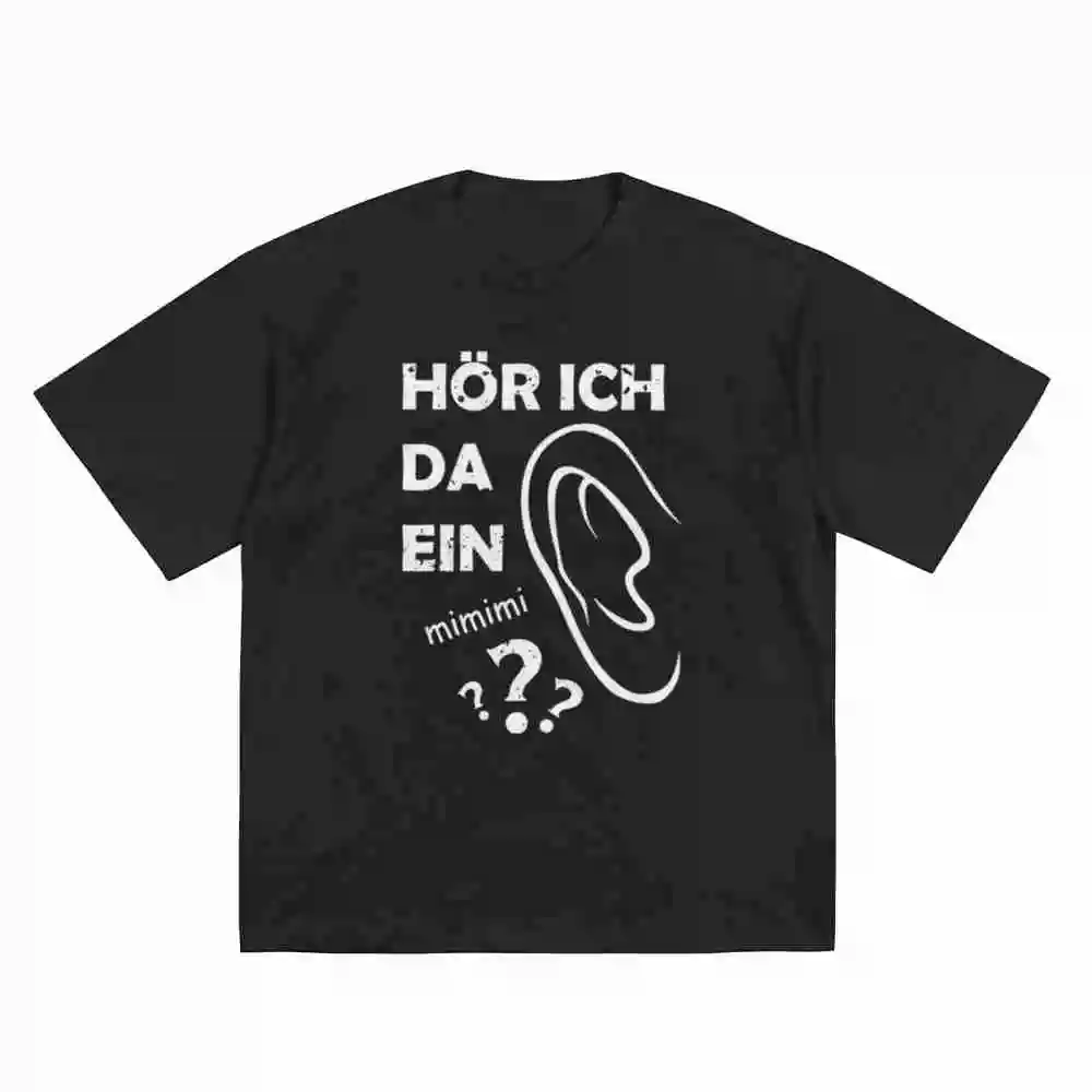 Do I Hear A Mimimi Funny Slogan Short Sleeve Tee 100% Cotton T-Shirt