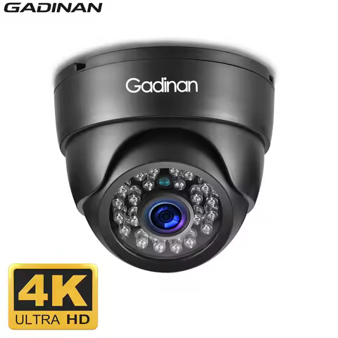 8MP Indoor Audio IP Camera 4K H.265 POE HD 24 LED IR Dome Security Night Vision 5MP CCTV Camera for Video Surveillance System