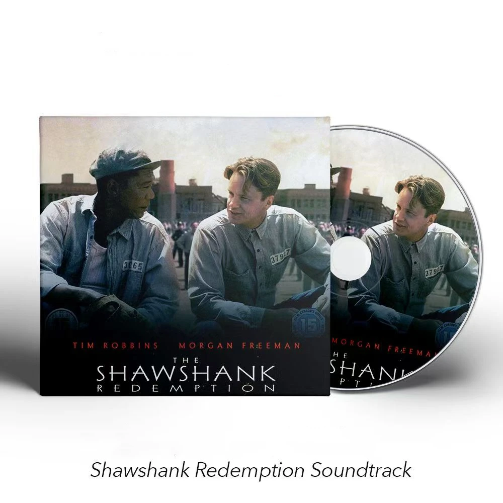 

Movie The Shawshank Redemption Thomas Newman Music CD Greatest Hits OST Album Cosplay Compact Disc Walkman Soundtracks Box Gifts