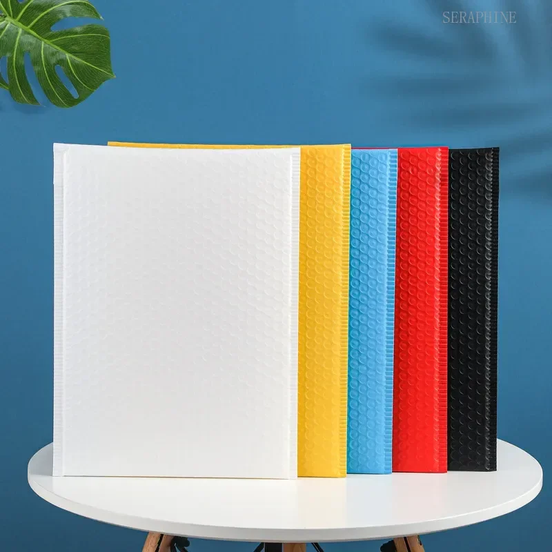 20Pcs 25x30cm Coffee/Pink Bubble Bag Large Plastic Foam Padded Envelope Shipping Clothing Packing Bags Shockproof Courier Pouch