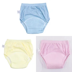 Pantalones cortos de entrenamiento para recién nacidos, pañales de tela de algodón lavables, reutilizables, 3 piezas, color caramelo, Verano