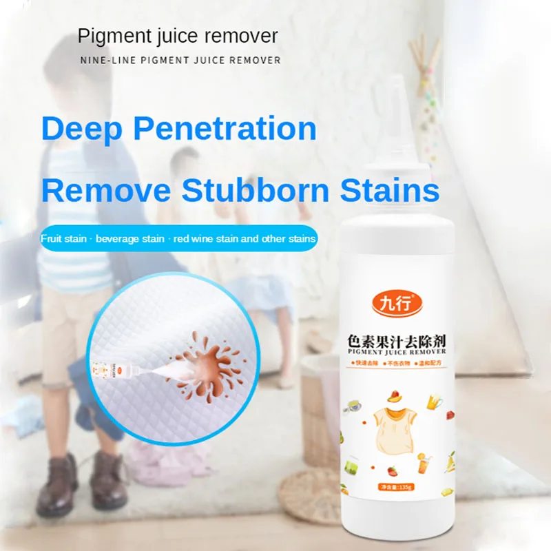 

Pigment remover Fruit stain juice drink red wine coffee cleaning baby clothes removing cleaner