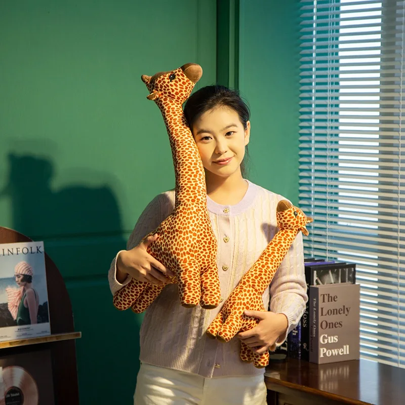 

Room Sofa Home Decor 40/65cm Simulation Standing Posture Giraffe Plush Doll High Quality Stuffed Animals Doll