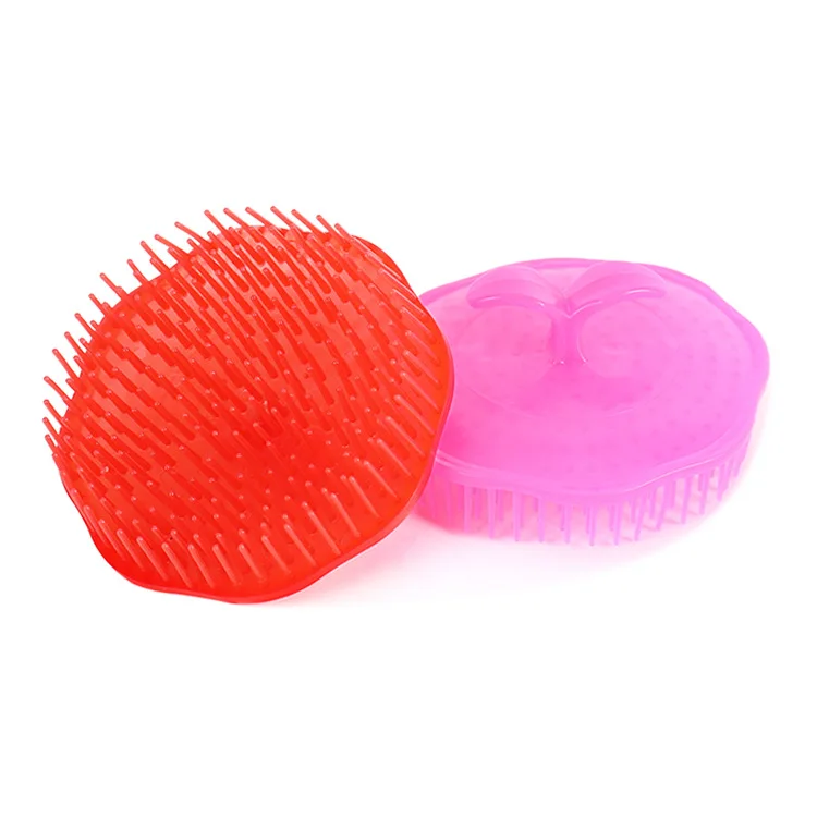 Portable Silicone Hair Scalp Massager Brush Massaging Shampoo Brush Shower Cleaner Bath Head Massage Hair Washing Comb