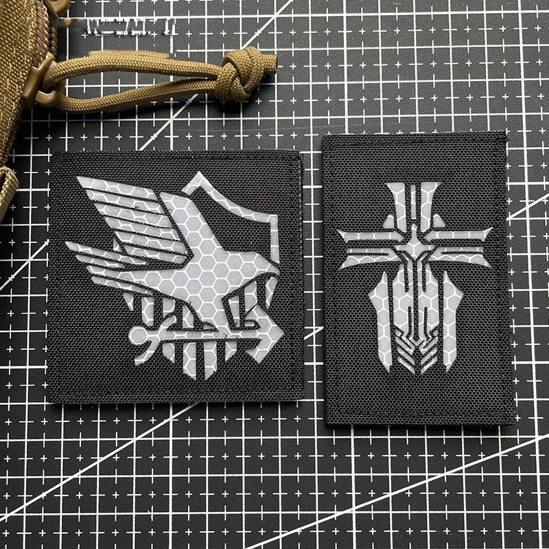 Granblue Archives IR Reflective Patch Two-dimensional Anime Luminous Tactical Badge For Outdoor Backpack Clothing DIY Decals