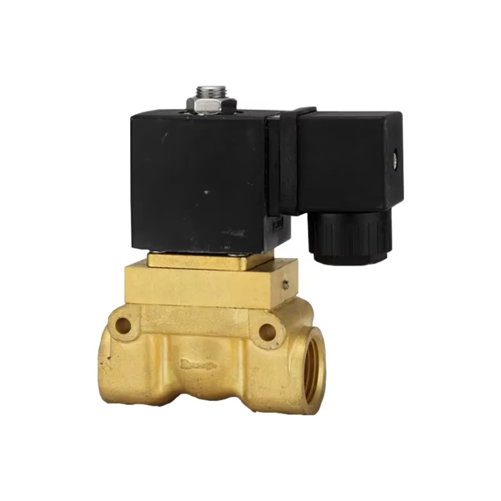 Manufacturer's high-quality normally closed water liquid brass 2w series solenoid valve