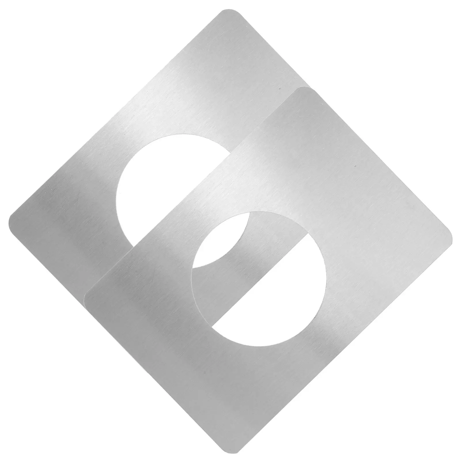 

2Pcs Ball Stainless Steel Round Interior Installation Fixing Pieces Hardware for Wooden Doors Deadbolt Hardware