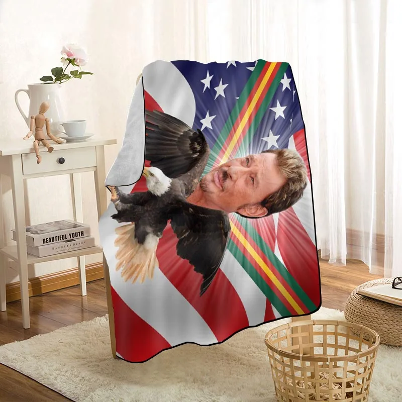 Johnny Hallyday Blanket Personalized Blankets On For The Sofa/Bed/Car Portable 3D Blanket For Kid Home Textile Fabric 10.14