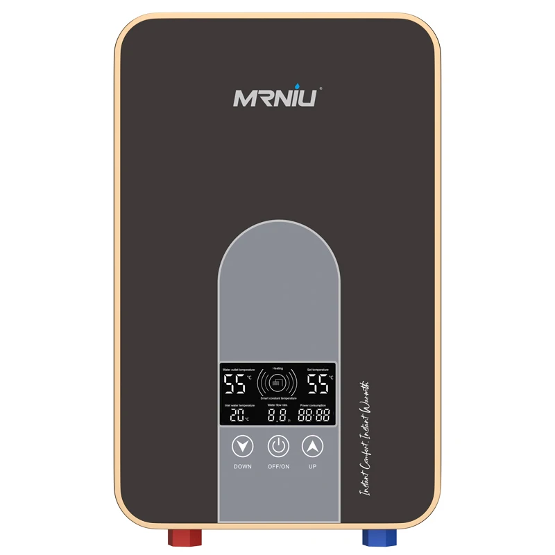 

220V 8500W Instant Electric Tankless Water Heater Shower Bathroom Temperature Automatica Household Hotel Salon Apartment chao2