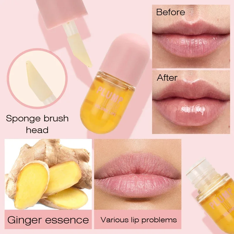 Long Lasting Lip Plumper Oil Instant Volumising Enhancer Lip Serum Collagen Lips Volume Increases Lipgloss Sexy Cosmetic New