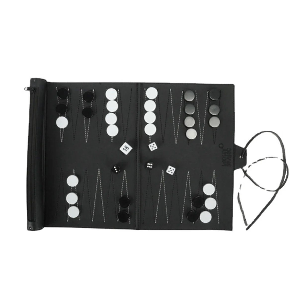 Quality Roll Up Backgammon Set - Board Game Vantage review and price