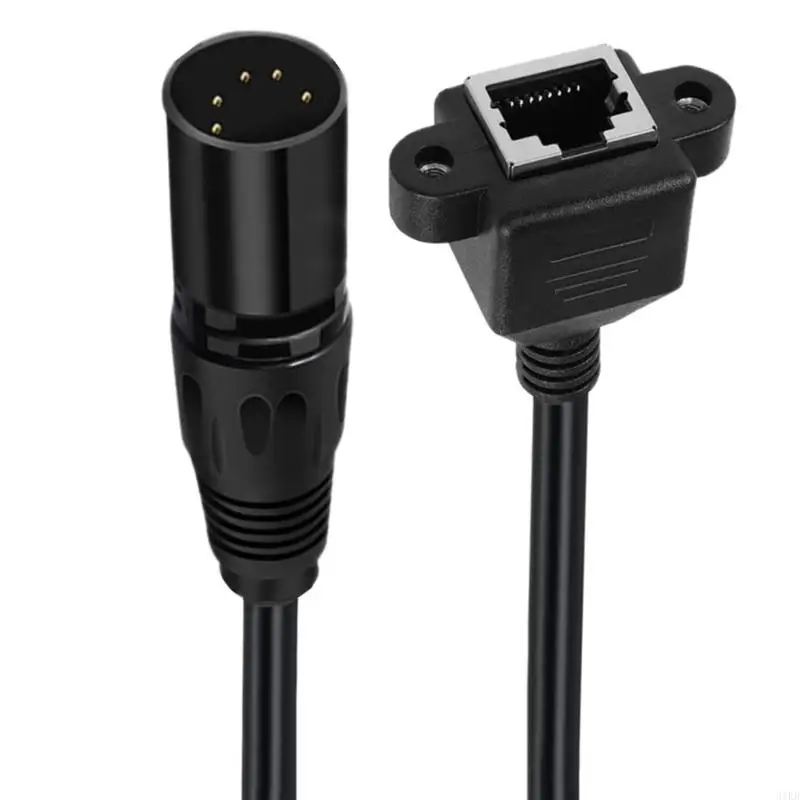 31KB XLR5 a RJ45 conexão som com orelhas para facilitar a instalação e a conexão segura