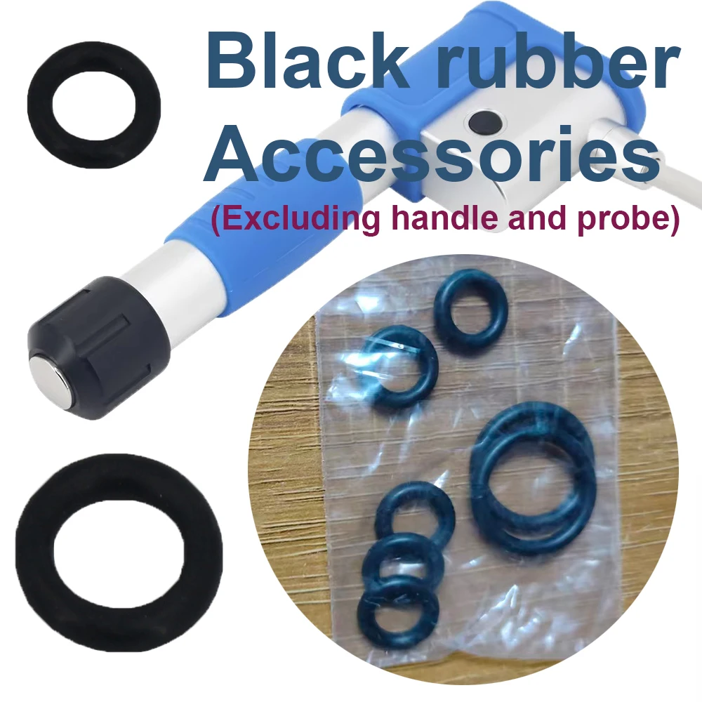2026 Pneumatic Shockwave Machine  Black Rubber Ring Accessories Shock Wave Spare Parts For Probe Replacement Accessories