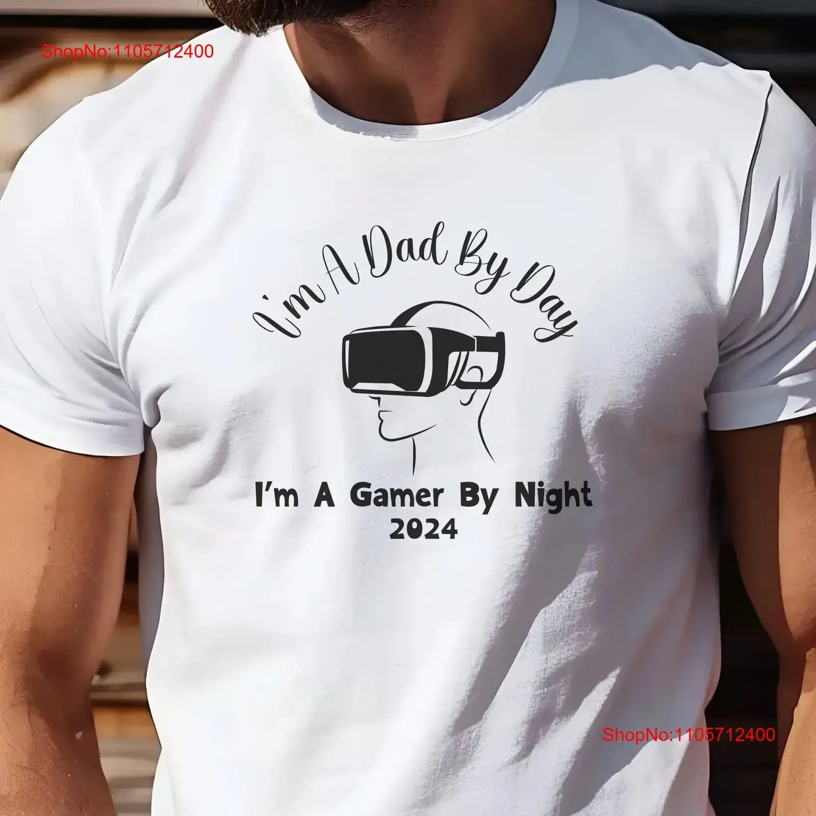 Unique Dad GifT T Shirt Gamers Unite By Day Gamer Night 2024 For Gaming Dads vintage Washed Versatile homme Stylish