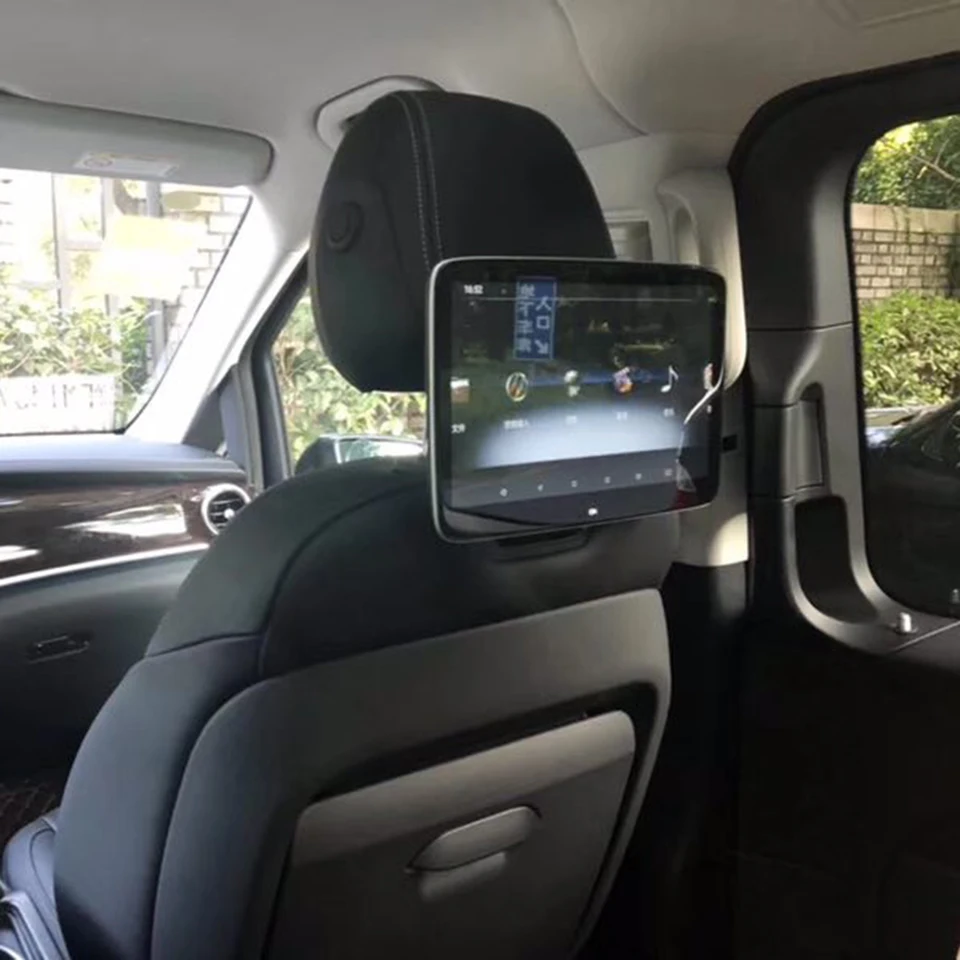 Plug And Play Auto TV Monitor Car Media Display Headrest Android Screen For Mercedes E Class W213 Rear Seat Entertainment System