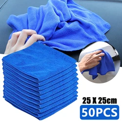 5/50pcs Washing Cloth Towel Duster Microfiber Car Cleaning Towel Soft Cloth Home Cleaning Micro Fiber Towel Car Washing Glass