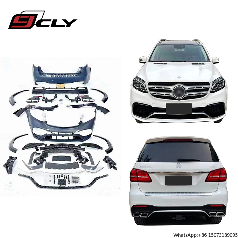

Car Bumper for GLS X166 Upgrade GLS63 Body Kit Front Bumper Rear Bumper Diffuser Exhaust Pipe