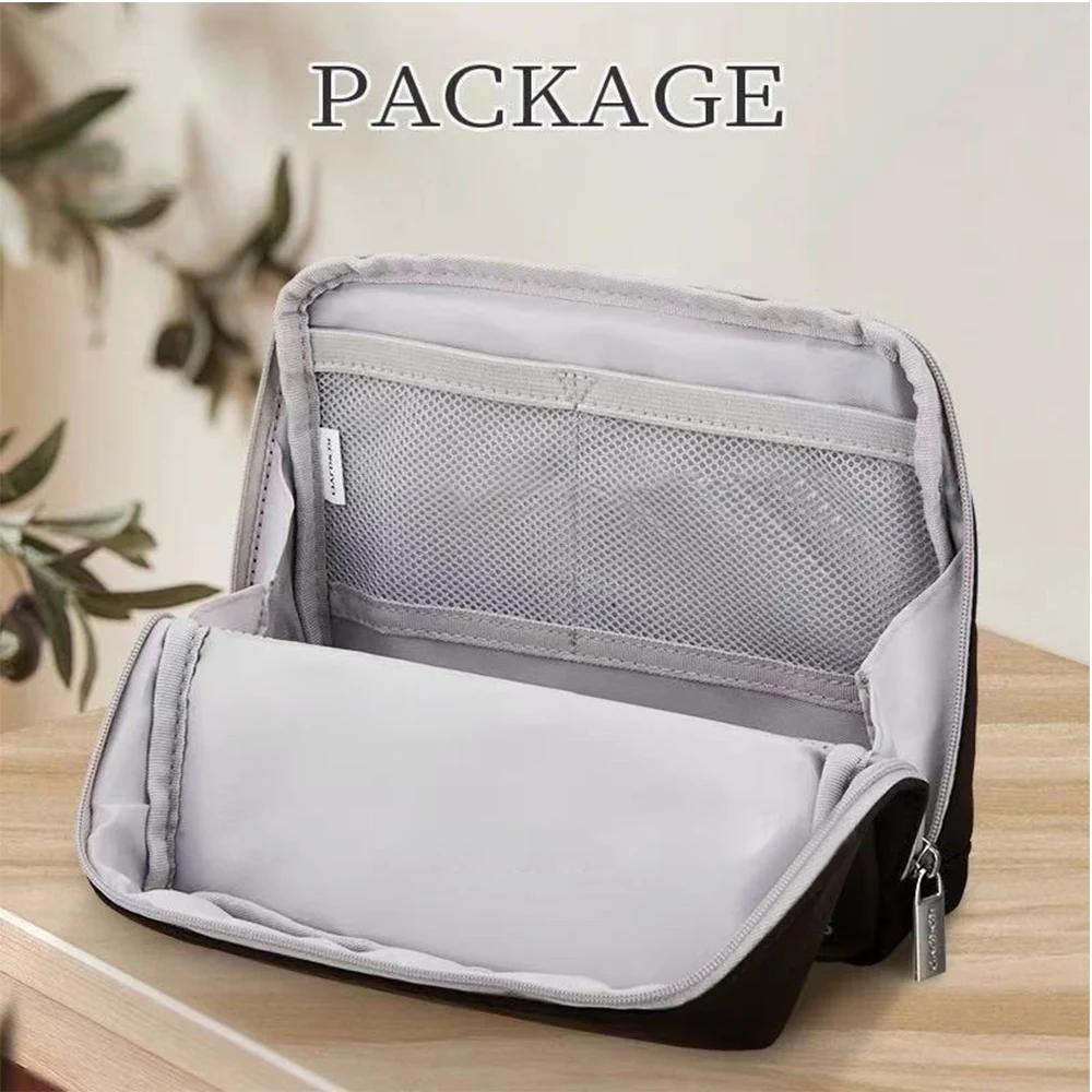 New Japan KOKUYO Campus Storage Bag Large-capacity New Solid Color Multi-functional Pencil Case School Supplies Stationery