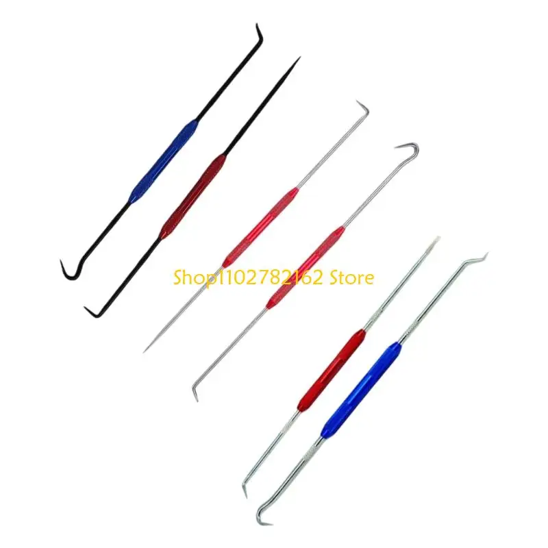 

547B Alloy Steel Oil Seal Hook Set 2PCS Double Head Tools For Bike Automotive Repair