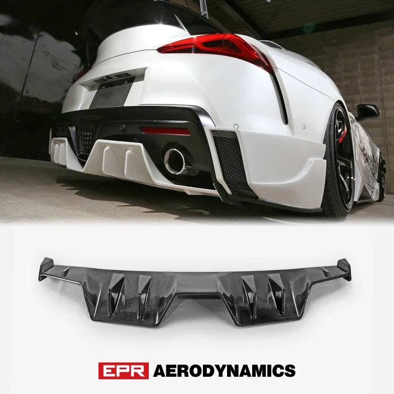 

Carbon Fibre For Toyota 19+ Supra A90 RJ Type Rear Diffuser CF Glossy Finish Under Panel Racing Aero Body Kit Accessories Trim