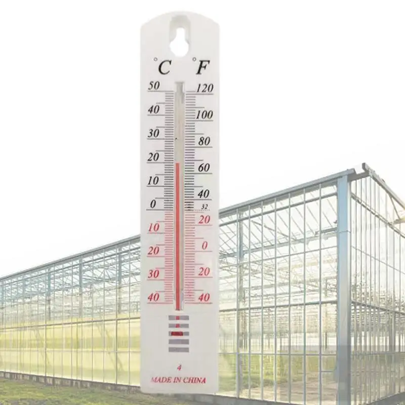 Temperature Monitor Garden Wall Temperature Gauge Indoor Temperature Gauge Monitor Indicator for Offices Warehouses Homes