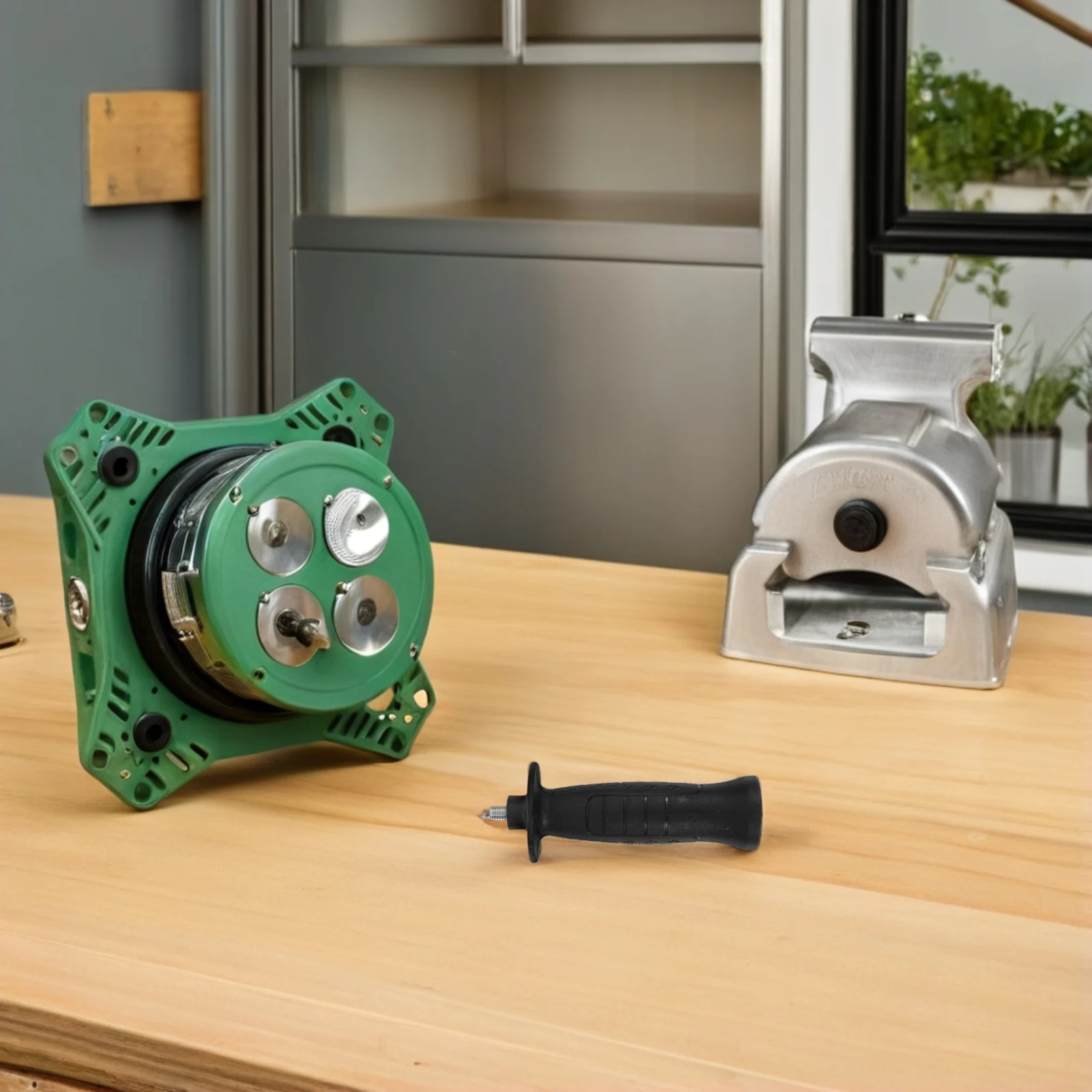 

2pcs Angle Grinder Side Handle Threaded Non-Slip Auxiliary Handle For Electric Grinder Durable Replacement Part Ergonomic Design