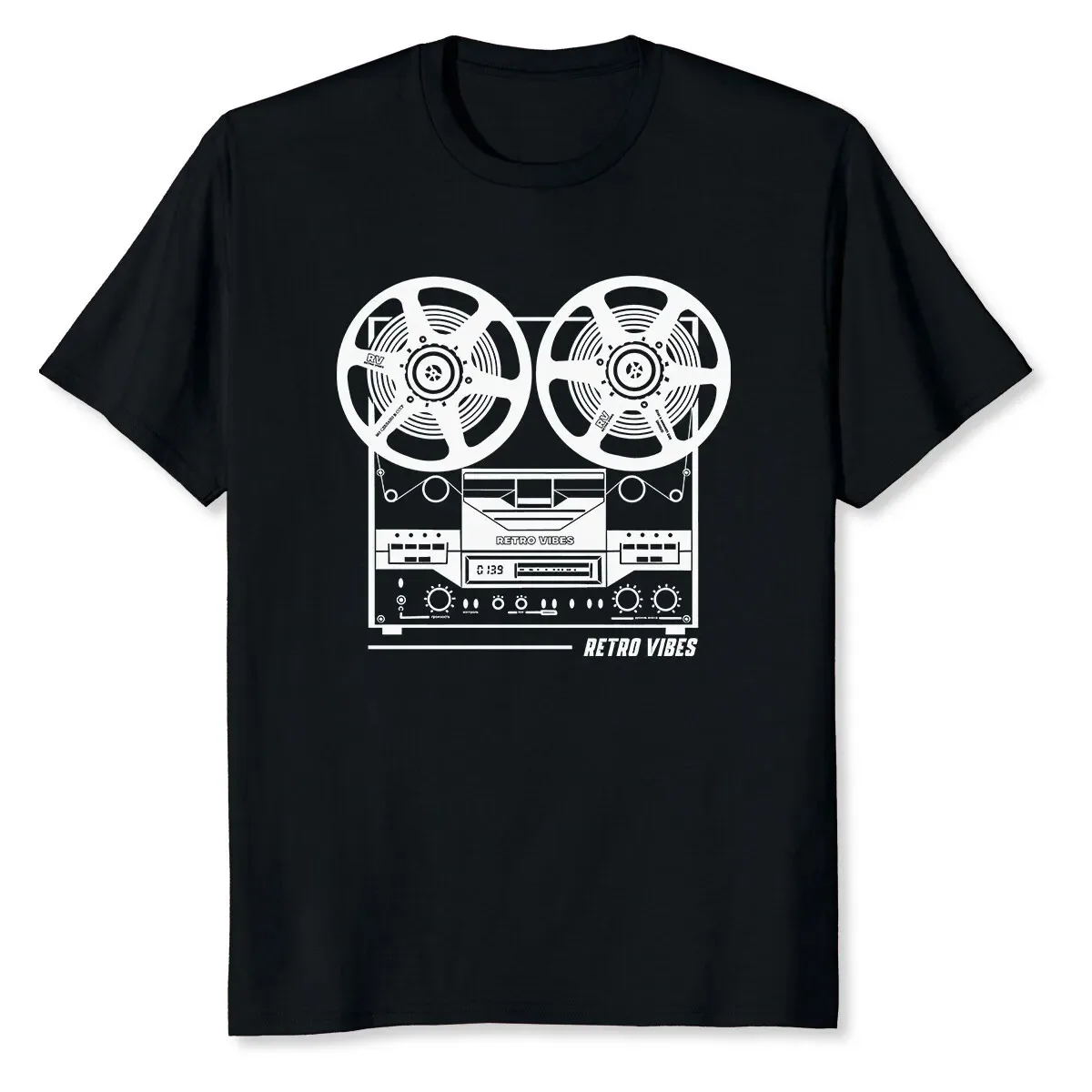 Cassette Tape Reel To Reel Analog Sound System Unisex T-Shirt S-5XL