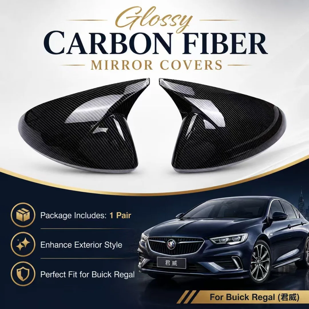 For Buick Regal Modified Horn Rearview Mirror Cover Reversing Mirror Protective Case
