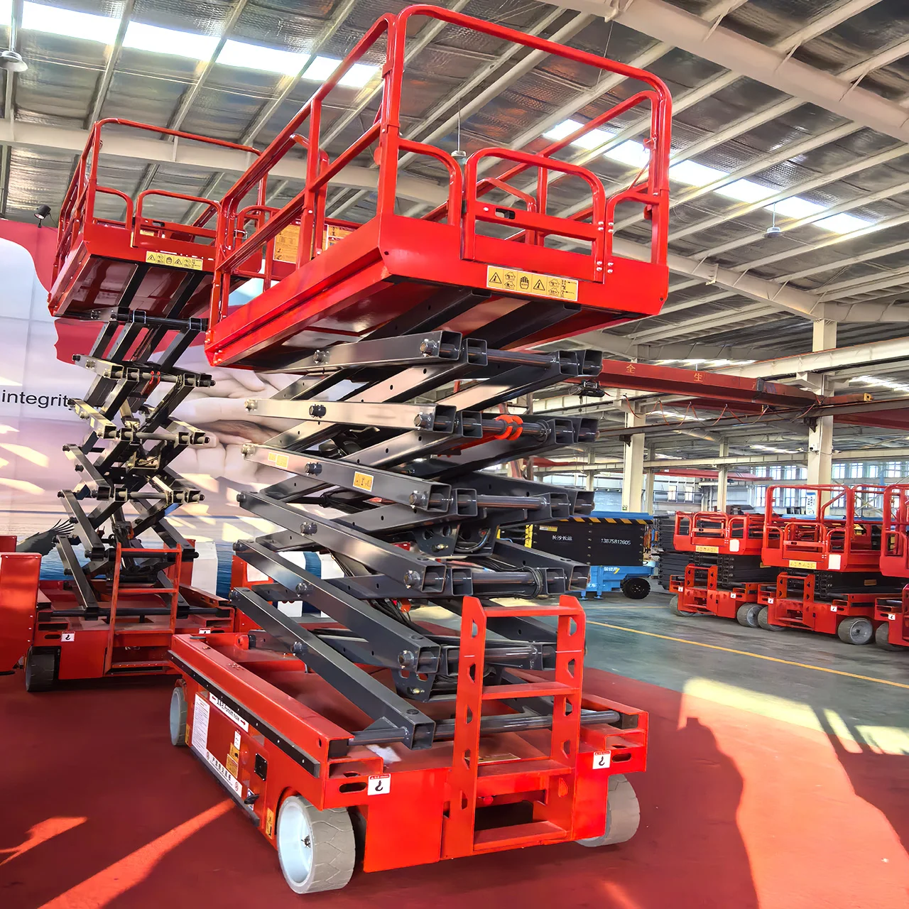 Customized FREE SHIPPING High Quality Lift Tables 6m 8m 10m 12m Mobile Lifting Table 500kg Electric Table Lift Working Long Serv