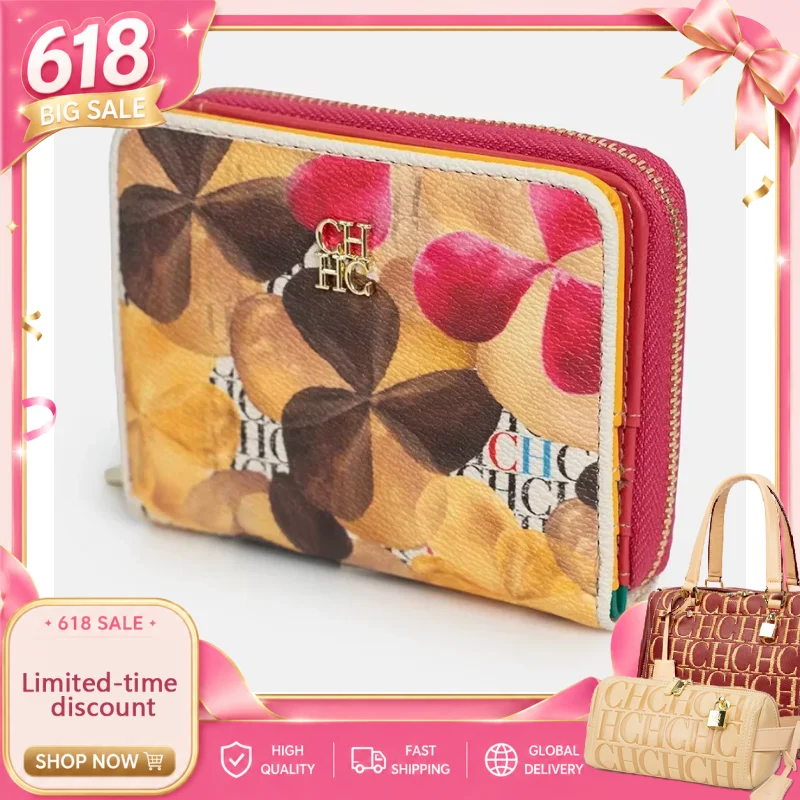 Cartera de Lujo CH Mini con Diseño Multiestilo, Productos Seleccionados, Bolso de Mujer, Nueva Colección 2026, Elegante Tarjetero para Mujer