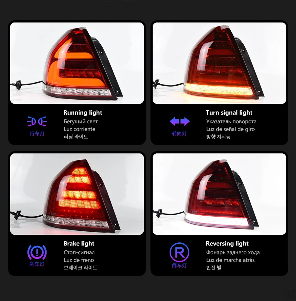 AKD Car Model for Chevrolet Lova Tail Lights 2010-2014 Aveo LED Tail Lamp DRL Brake Dynamic Signal Reverse auto Accessories