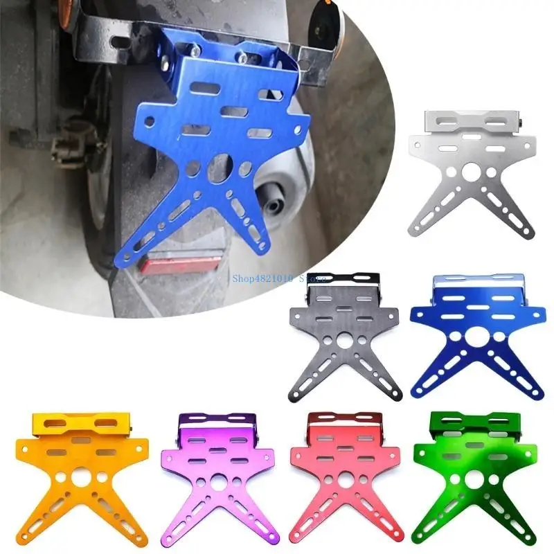 

T3LF Heavy Duty Bike License Plate Bracket sSimple to Attach License Plate Frame Aluminum for Daily Riders & Commercial Use