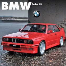 Bburago 1:24 BMW M3 E30 1988 Supercar Alloy Car Diecasts & Toy Vehicles Car Model Miniature Scale Model Car Toy For Children