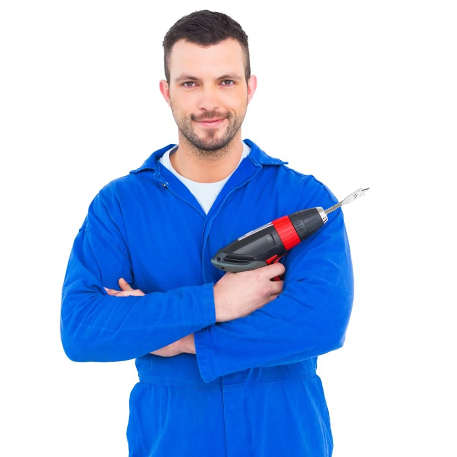 10 pezzi punta da trapano per la lavorazione del legno 3 lame piatte noiose per legno plastica compensato foro strumento per falegname punta da trapano per legno