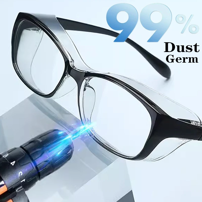 Dust-proof Glasses Anti-blue Anti-fog Anti Pollen Safety Goggles Eye Protection Glasses for Men and Women UV Protection Glasses